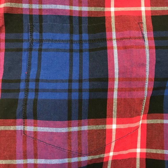 American Eagle Prep Fit Plaid Button Shirt - Picture 4 of 8